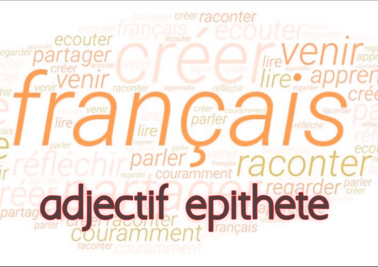 adjectif épithète en français cours et exercices  Cours de français