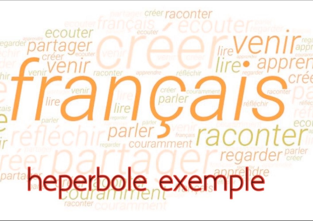 Hyperbole Exemple Hyperbole Figure De Style Cours De Francais