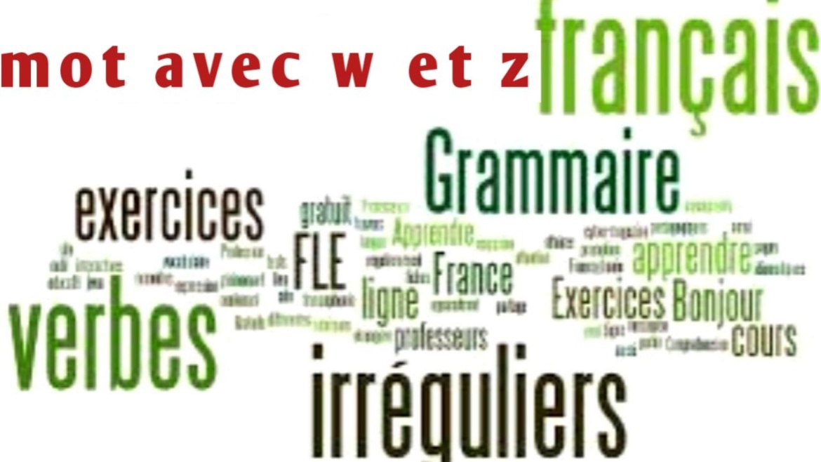 Mot avec w et z – plus utilisé en français