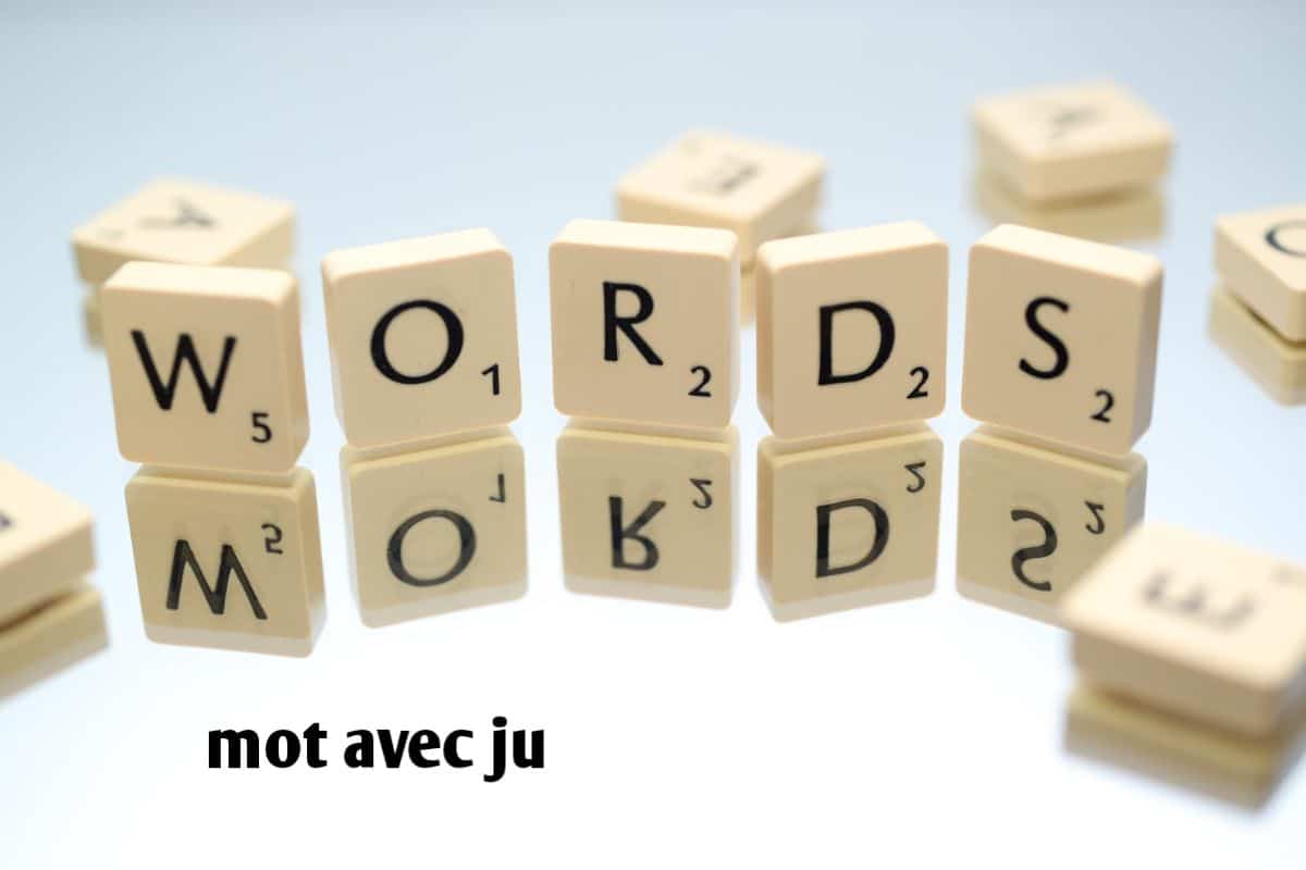 Mot avec ju