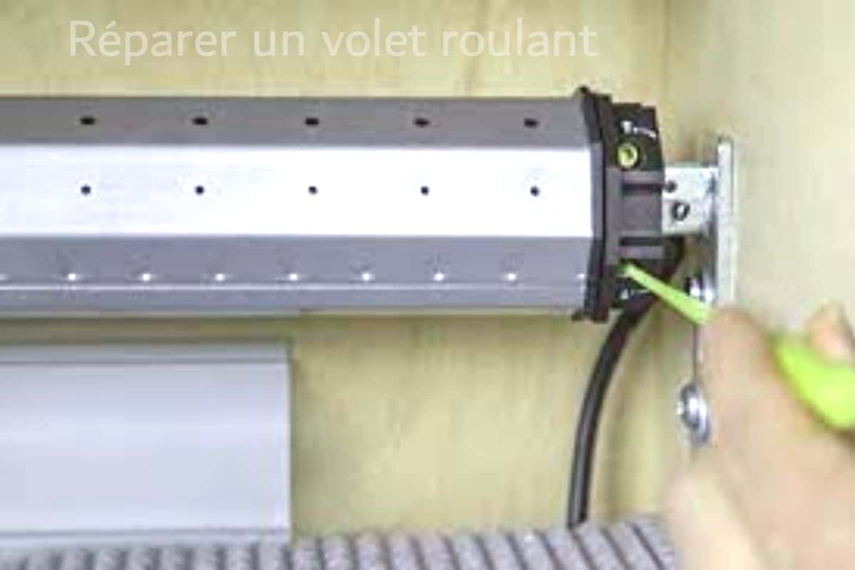 réparer un volet roulant