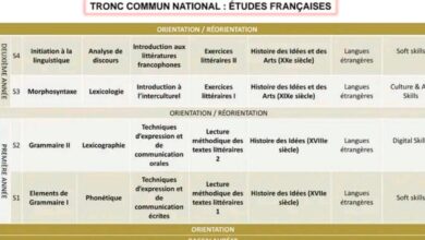 les modules de s1 etudes françaises 2024